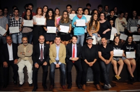 O conselleiro de Cultura, Educación e Ordenación Universitaria, Román Rodríguez, compartiu hoxe cos organizadores e cos 50 alumnos e alumnas do Curso de Medios Audiovisuais de Celanova (CeMAC) a xornada de clausura da duodécima edición deste encontro formativo O conselleiro de Cultura, Educación e Ordenación Universitaria, Román Rodríguez, compartiu hoxe cos organizadores e cos 50 alumnos e alumnas do Curso de Medios Audiovisuais de Celanova (CeMAC) a xornada de clausura da duodécima edición deste encontro formativo