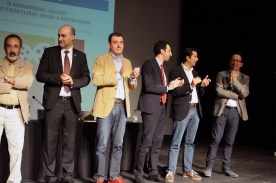O conselleiro de Cultura, Educación e Ordenación Universitaria, Román Rodríguez, compartiu hoxe cos organizadores e cos 50 alumnos e alumnas do Curso de Medios Audiovisuais de Celanova (CeMAC) a xornada de clausura da duodécima edición deste encontro formativo