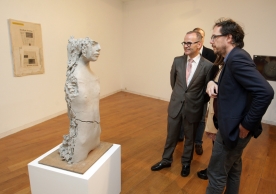 O conselleiro de Cultura inaugura dúas propostas expositivas do Centro Galego de Arte Contemporánea