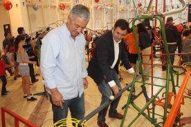 Román Rodríguez asiste no Gaiás a Cidade Imaxinaria 2015