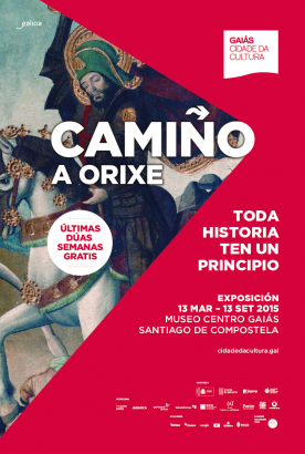 A Consellería de Cultura, Educación e Ordenación Universitaria anuncia que a partir do vindeiro martes, 1 de setembro, a mostra ‘Camiño. A orixe’, en exposición no Museo Centro Gaiás da Cidade da Cultura, terá entrada de balde.