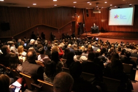 La Biblioteca Nacional de Argentina acogió ayer la presentación del evento, en el que intervino el director de la Agencia Gallega de las Industrias Culturales, Jacobo Sutil