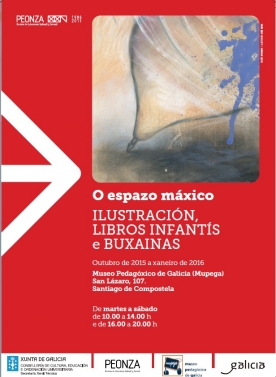 Cartel 'O espazo máxico: 25 anos da revista Peonza'