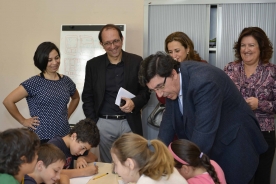O secretario xeral de Cultura, Anxo Lorenzo, visitou esta mañá a Biblioteca Pública Juan Compañel de Vigo O secretario xeral de Cultura, Anxo Lorenzo, visitou esta mañá a Biblioteca Pública Juan Compañel de Vigo