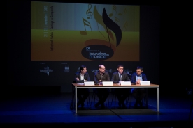 O conselleiro de Cultura, Educación e Ordenación Universitaria, Román Rodríguez, participou hoxe a presentación do IX Certame Galego de Bandas de Música que se desenvolverá os días 21 e 22 de novembro no Auditorio de Galicia O conselleiro de Cultura, Educación e Ordenación Universitaria, Román Rodríguez, participou hoxe a presentación do IX Certame Galego de Bandas de Música que se desenvolverá os días 21 e 22 de novembro no Auditorio de Galicia