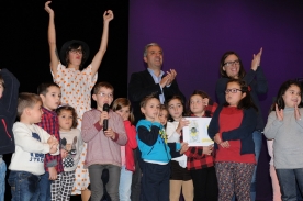 O secretario xeral de Política Lingüística, Valentín García, asistiu esta mañá á entrega de premios da VI edición do certame de cine OUFF Escola O secretario xeral de Política Lingüística, Valentín García, asistiu esta mañá á entrega de premios da VI edición do certame de cine OUFF Escola