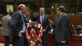 Román Rodríguez no Consello de Ministros da Unión Europea Román Rodríguez no Consello de Ministros da Unión Europea