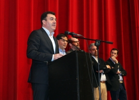 Román Rodríguez no Certame Galego de Bandas de Música