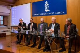 El secretario xeral de Cultura, Anxo Lorenzo, asistió a la programación que las jornadas 'Filgueira Valverde na cultura gall¡ega del siglo XX' desarrollaron en la capital de Galicia