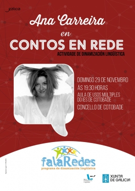 Cartel da actuación de Ana Carreira en Cotobade Cartel da actuación de Ana Carreira en Cotobade