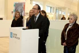 O secretario xeral de Cultura e a secretaria xeral de Igualdade inauguraron a serie expositiva 'Mulleres sobranceiras'