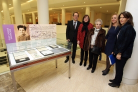 O secretario xeral de Cultura e a secretaria xeral de Igualdade inauguraron a serie expositiva 'Mulleres sobranceiras'