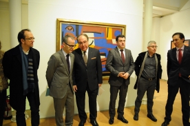 O conselleiro de Cultura e Educación participou na presentación da exposición “A fronteira infinda”
