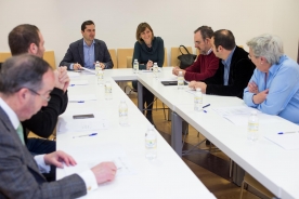 Reunión ejecutiva del grupo de trabajo integrado por la Xunta de Galicia, Televisión de Galicia (TVG) y otras seis entidades y asociaciones audiovisuales