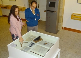 O secretario xeral de Cultura, Anxo Lorenzo, visitou hoxe a exposición
