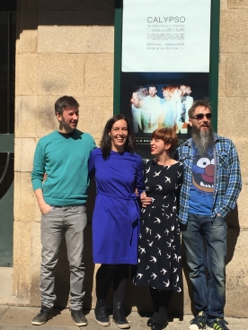 A compañía compostelá Voadora ocupa esta semana o escenario do Salón Teatro de Santiago para a reestrea do seu espectáculo ‘Calypso’