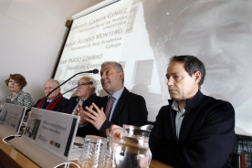 El secretario xeral de Política Lingüística, Valentín García Gómez, inauguró en la Casa-Museo Manuel María la II Xornada do Día das Letras Galegas. Manuel María El secretario xeral de Política Lingüística, Valentín García Gómez, inauguró en la Casa-Museo Manuel María la II Xornada do Día das Letras Galegas. Manuel María