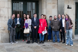 El conselleiro de Cultura presidió hoy la presentación de este primero plan diseñado por Fefa Noia tras su incorporación a la dirección de la compañía pública