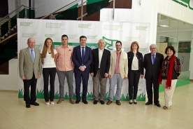 El conselleiro de Cultura, Educación e Ordenación Universitaria, Román Rodríguez, participó hoy en la entrega de premios que otorga Feiraco