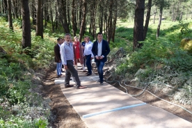 El conselleiro Román Rodríguez visitó este complejo arqueológico