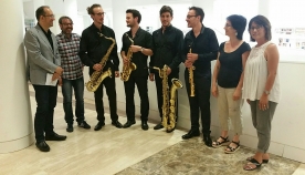 Anxo Lorenzo, xunto ao Funkio Ensemble
