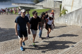 O secretario xeral de Cultura, Anxo Lorenzo, participou na andaina do ciclo ‘Monumenta, andar con arte’ titulada 'O Miño: A raia da amizade'