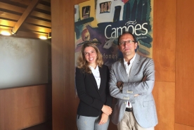 O secretario xeral de Cultura reúnese coa nova directora do Centro Camões en Vigo