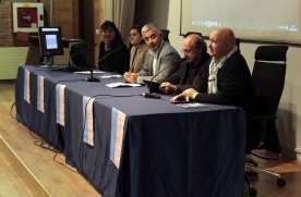 O secretario xeral de Política Lingüística en funcións da Xunta de Galicia, Valentín García Gómez, participou este mediodía en Vigo na inauguración do XI Ciclo de mesas redondas 'Escritores na Universidade'