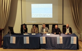 El secretario xeral de Política Lingüística en funciones de la Xunta de Galicia, Valentín García Gómez, participó en Vigo en la inauguración del XI Ciclo de mesas redondas 'Escritores na Universidade'