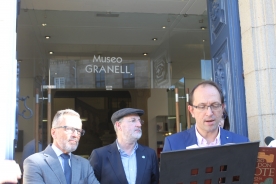 O sectetario xeral de Cultura, Anxo Lorenzo, leu un fragmento da obra en galego