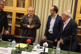 Anxo Lorenzo participou na presentación do simposio sobre as Irmandades da Fala
