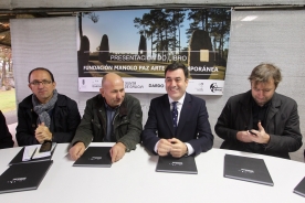 O titular de Cultura participou hoxe na presentación do libro ‘Fundación Manolo Paz Arte Contemporáneo’ e cualificou a publicación de “imprescindible” para aqueles interesados no sobranceiro escultor cambadés