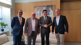 O conselleiro de Cultura e Educación felicita ao poeta Luis González Tosar polo seu recente ingreso na Academia Argentina de Letras