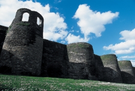 Un tramo de la muralla de Lugo