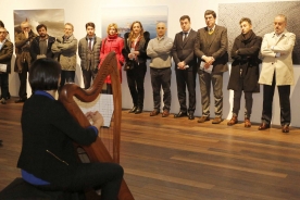 O conselleiro de Cultura e Turismo, Román Rodríguez, asistiu esta tarde á inauguración da exposición Ondas do mar de Galicia. Faros e paisaxes mariñas