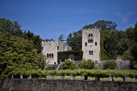 Unha vista do pazo de Meirás