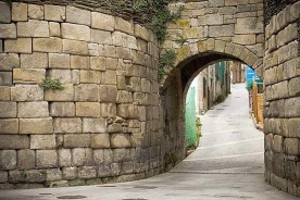 Porta Miñá da muralla romana de Lugo