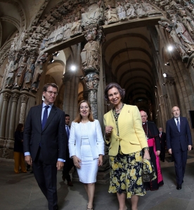 Inauguración da rehabilitación do Pórtico da Gloria