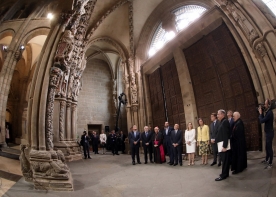 Inauguración da rehabilitación do Pórtico da Gloria
