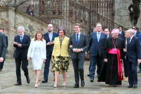 Inauguración da rehabilitación do Pórtico da Gloria