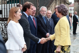 Inauguración da rehabilitación do Pórtico da Gloria