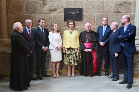 Inauguración da rehabilitación do Pórtico da Gloria