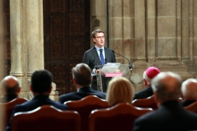 Inauguración da rehabilitación do Pórtico da Gloria