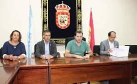Anxo Lorenzo no Concello de Cotobade