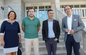 Anxo Lorenzo no Concello de Cotobade