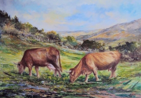 Unha das obras de Eduardo Casal Barreiro