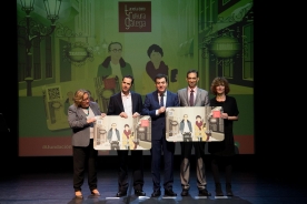 Román Rodríguez en la presentación de la Tarxeta Bono Cultura Galega