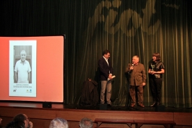 O conselleiro de Cultura e Turismo, Román Rodríguez, asistiu este domingo á entrega do premio Xograr de Outono 2018